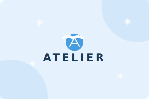 Logo de exemplo transformado para inverno, Páscoa, verão, outono e Natal